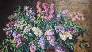 Пётр Кончаловский. Сад в цвету / Русский музей, кор. Бенуа. Санкт-Петербург
