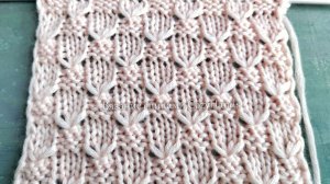 Очень простая Нежная шахматка с лепестками для вязания пледов, детских изделий, шапок