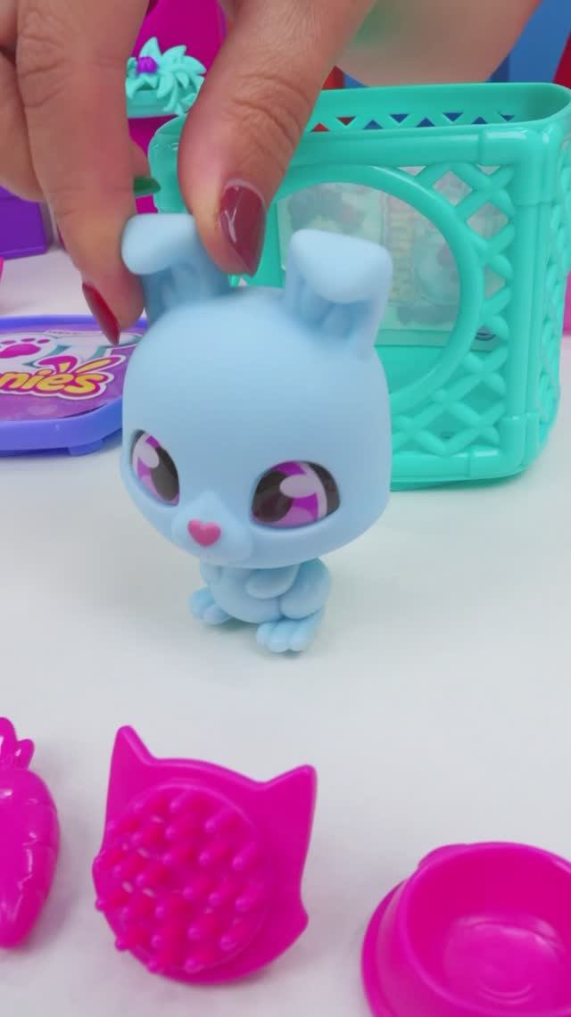 Игровой набор ХрумХрумЧики.🦕🤩🐰Милые крольчата Дрими надевают шапочку динозавра! Игры для детей!