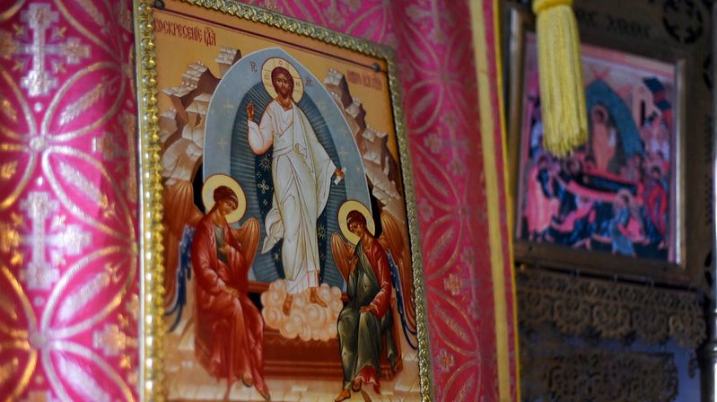 Литургия. Светлая Пятница. Иконы \пресвятой Богородицы 