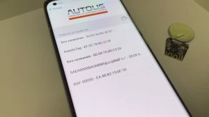 Обновление ПО метки AUTOLIS