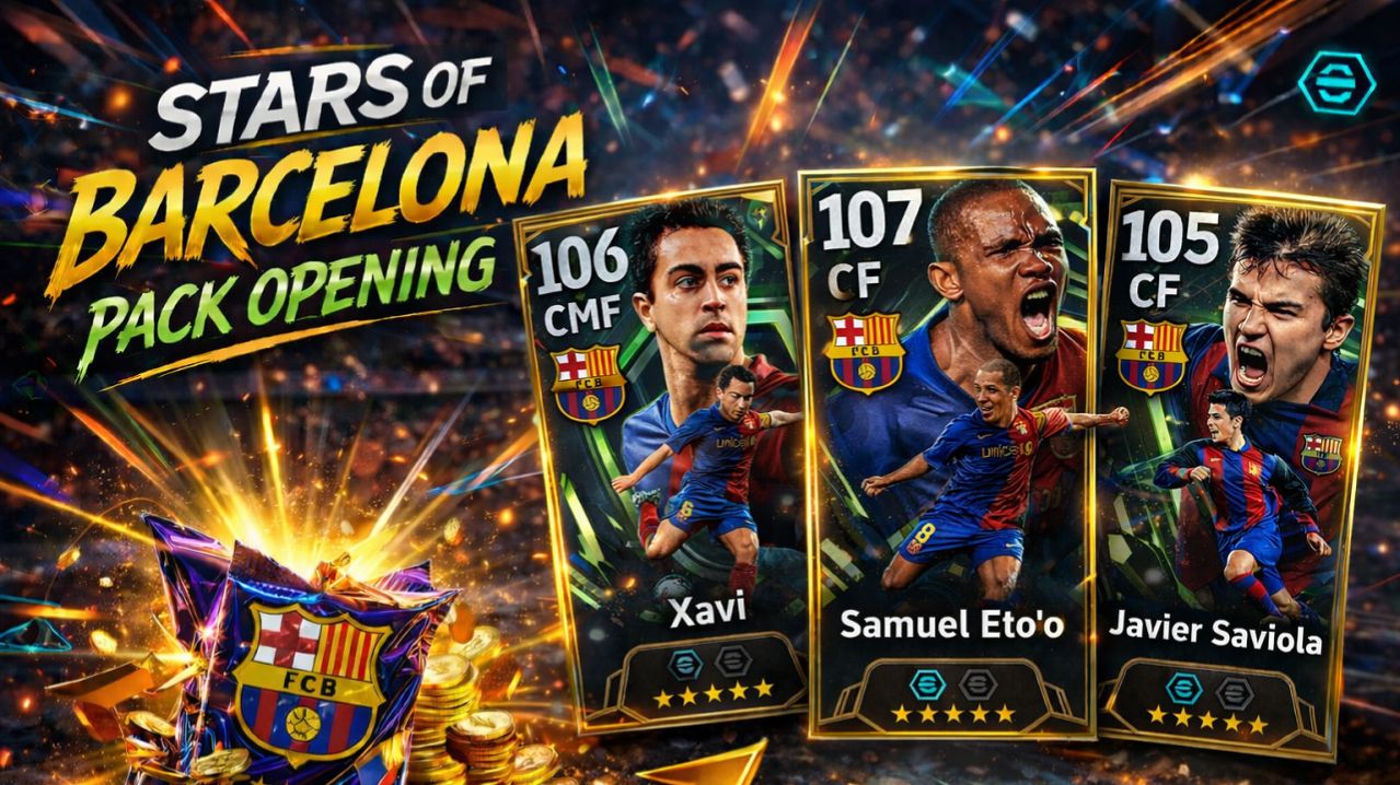 ЗВЕЗДЫ БАРСЫ в ПАКЕ EFootball 2026 Mobile