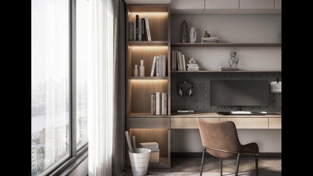 современная рабочая зона или домашний офис