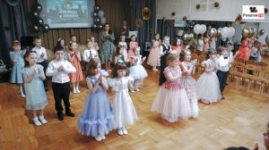 Красивый танец и музыкальный оркестр на Выпускном в детском саду - видеосъёмка утренник
