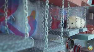 Приключение хомячка в красочном лабиринте - миссия: убежать от плохих игрушек! часть  2