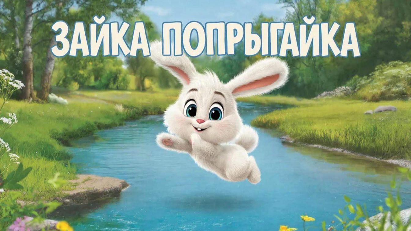 Музыкальный мультфильм для детей | для малышей. Зайка Попрыгайка