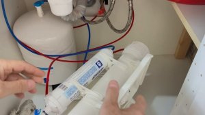 Замена сменных модулей очистки воды в фильтре Аквафор осмо 50 классик