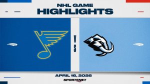 NHL Highlights ｜ Blues vs. Mammoth -  April 16, 2026