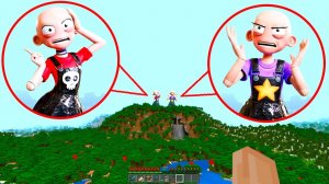 Я нашёл НОВЫХ лысых сестёр-близняшек Лили Лавбрейдс в Minecraft PE (Poppy Playtime, глава 5)