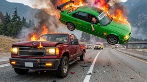 BeamNG Drive - Аварии на высокой скорости