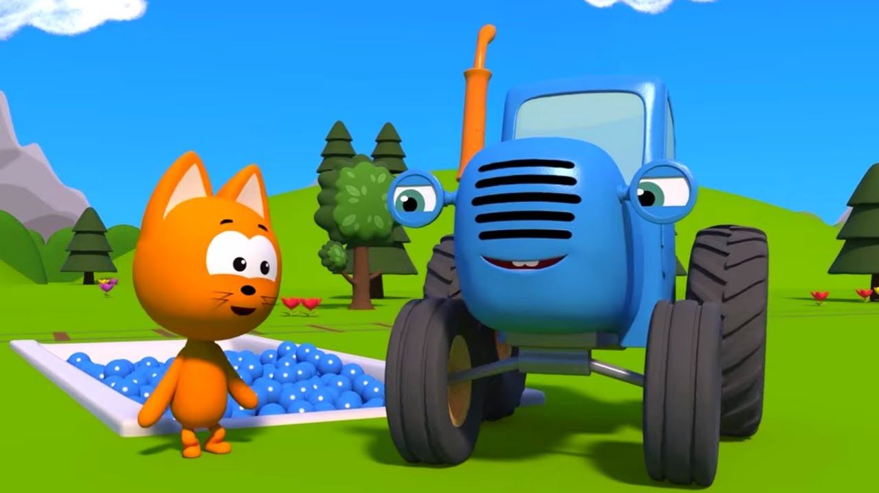 Синий трактор - Амонгас предатель экипаж космолёт задания стратегия детям - Свинка Пеппа