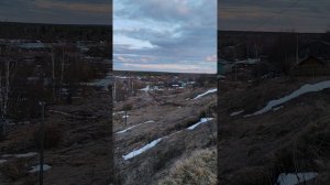 Вечерняя прогулка. Весна проходит без ледохода.