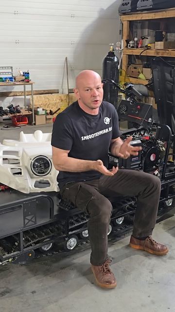 Установили на снегоход новинку от Лифан - двигатель KP1100 30 л.с.