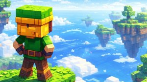 Майнкрафт, но я заселился на скайблок