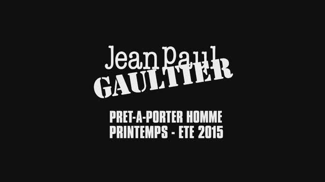 Показ мужской коллекции Jean Paul Gaultier весна-лето 2015