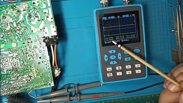 19. SINGLE - одиночный ждущий режим осциллографа при ремонтах Наглядно W. Carpenter  15-07