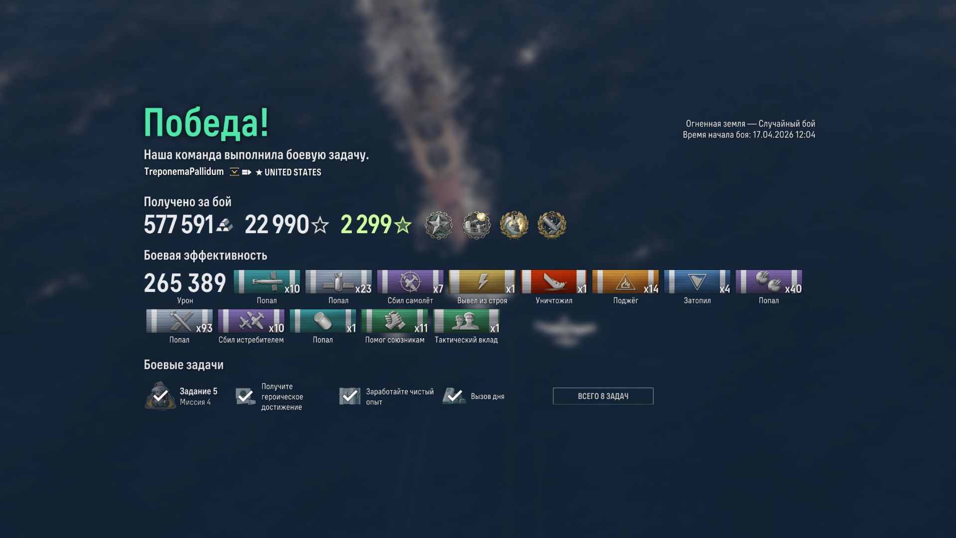 Unated States 265k потный потничок