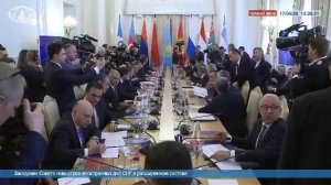 🔴 #ПрямойЭфир: Выступление С.В.Лаврова на заседании Совета министров иностранных дел СНГ