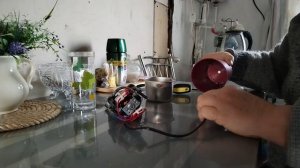 Приготовила намазку.Сгорела кофемолка,но я её отремонтировала.😊