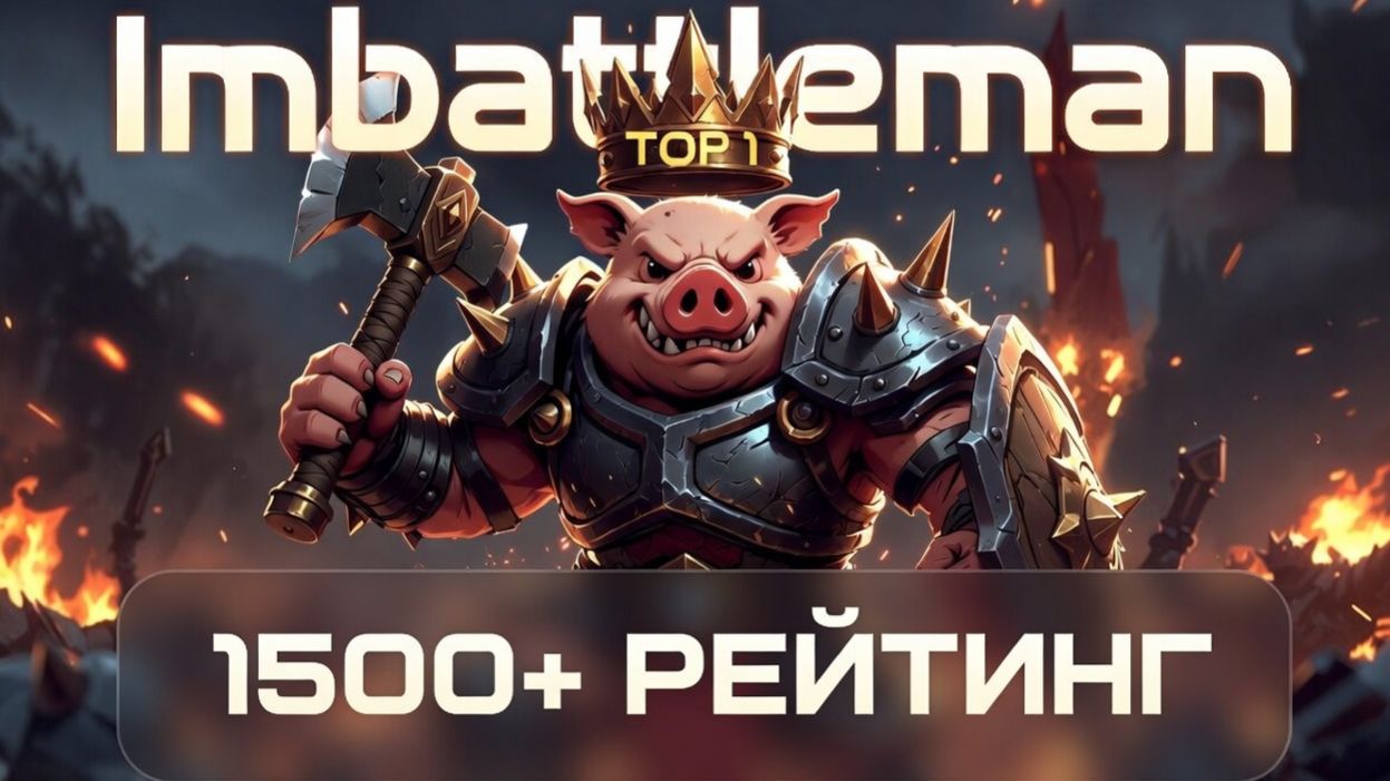 Hearthstone Battlegrounds | Топ-1 на Свинообразах | 1500+ рейтинга | Летсплей / Скринкаст