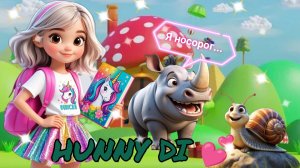 ✨МУЛЬТИ-ПУЛЬТИ✨ Веселый Алфавит с Дианой. Часть 2. Канал для детей HUNNY DI💕