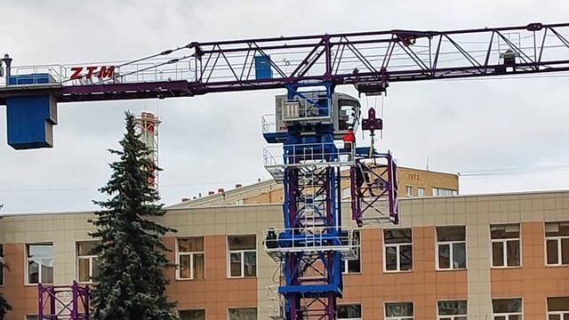 Как кран сам себя собирает