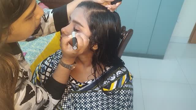My Bengali Wife Is Studying To Be A Makeup Artist.1