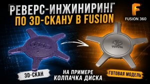Fusion. Урок — Как сделать модель из 3D-скана? Разбор на реальном примере