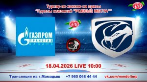 18.04.2026 ГАЗПРОМ ТРАНСГАЗ (Казань) - ТАТХИМФАРМ (Казань) Турнир на призы РМ LIVE 10:00