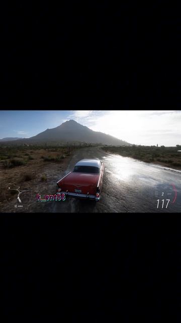 Езда по мокрой трассе | Chevrolet Bel air 1957