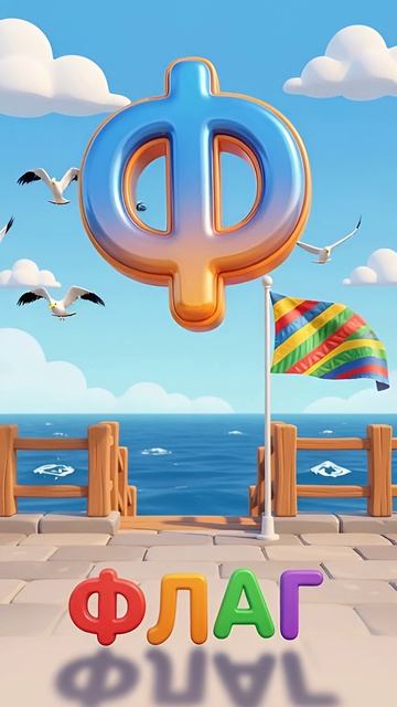  Буква Ф  Флаг!