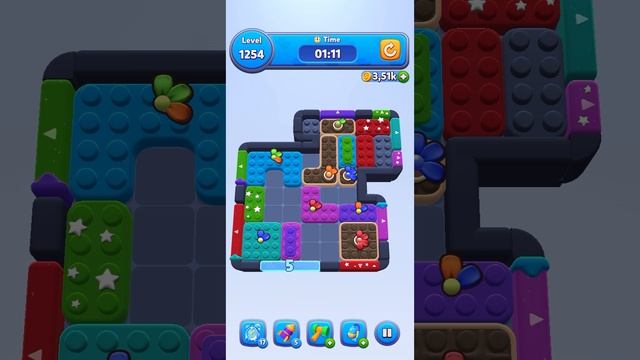 Color Block Jam 1254 Уровень