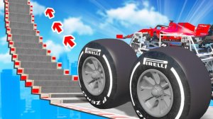 Сможет ли монстр-трак проехать по ступенькам лестницы в гта 5 ? - эксперимент в gta 5