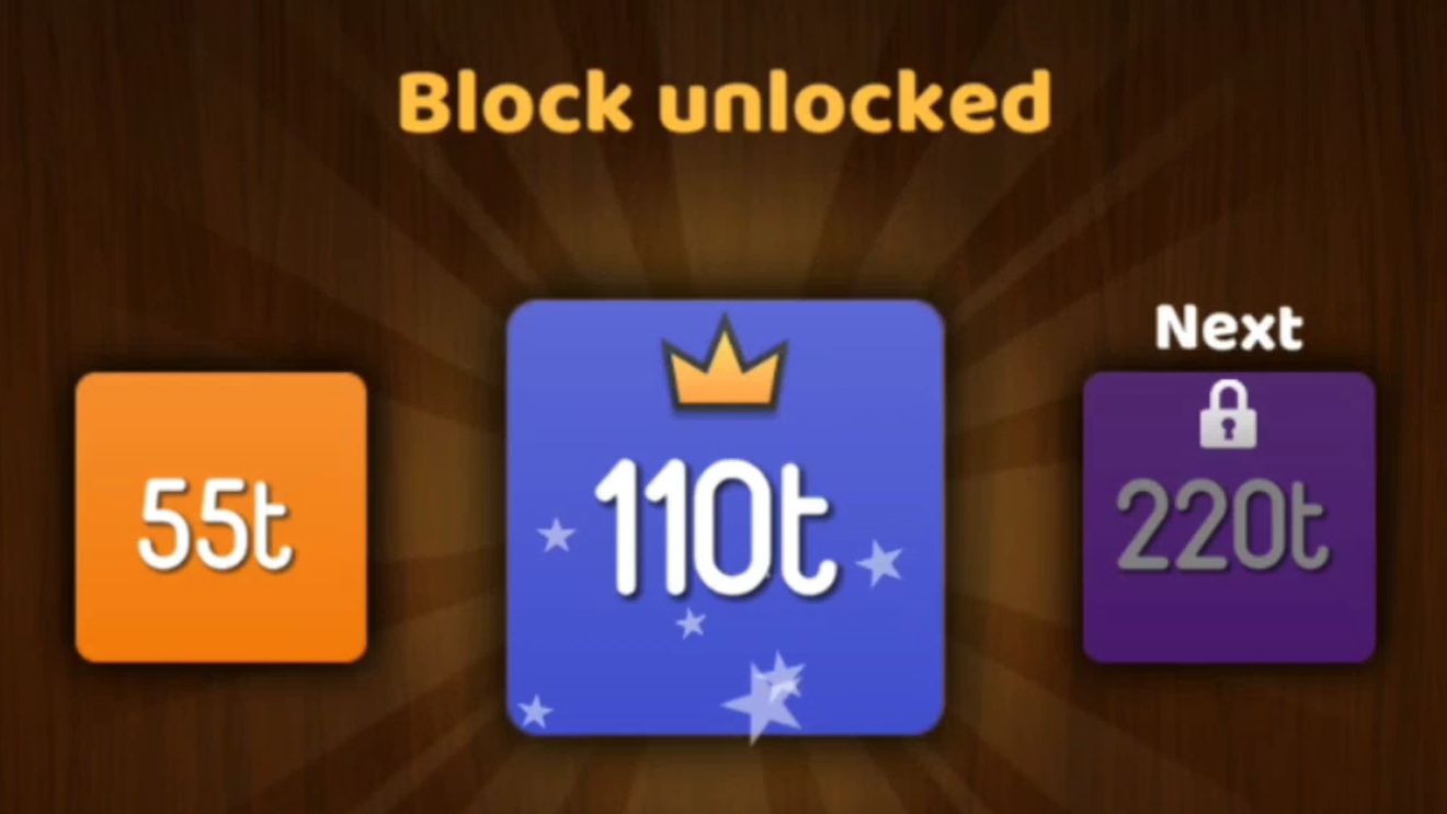 NumBlocks (27t → 55t → 110t)