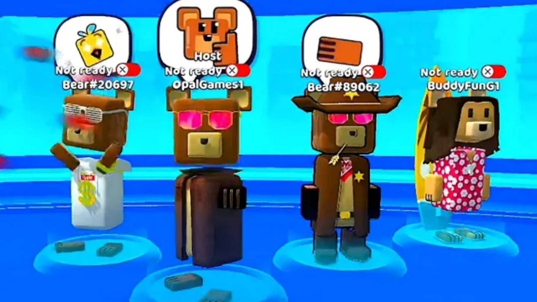 ВСЕ МУЗЫКАЛЬНЫЕ НАРЯДЫ/КОМАНДА СРАЖАЕТСЯ С БОССОМ Super Bear Adventure