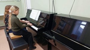 Дуэт Быкова Яна и Силаева Т.С., Пивоваровская ДШИ, Иркутская обл.