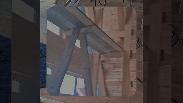 1000056285.mp4 Собака наблюдает за устройством лестницы на 2-ой этаж в доме А-фрейм