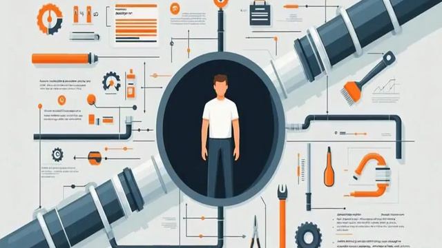 Прочистка засоров в трубах канализации с помощью горячей воды и стакана 200 мл