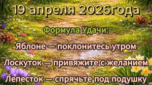 Народные приметы на 19 апреля 2026 года