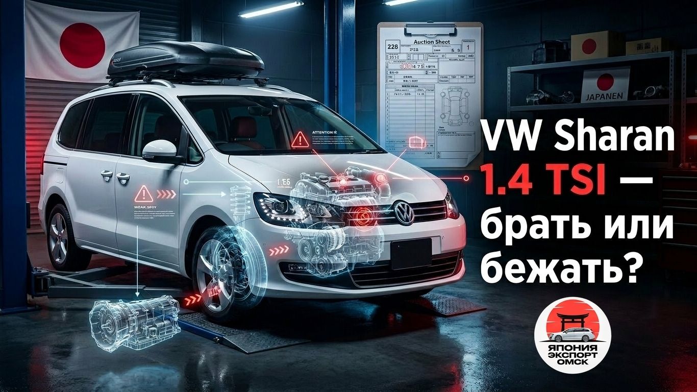 Volkswagen Sharan из Японии — сильные и слабые места, которые нужно знать до покупки