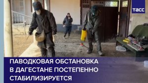 Паводковая обстановка в Дагестане постепенно стабилизируется