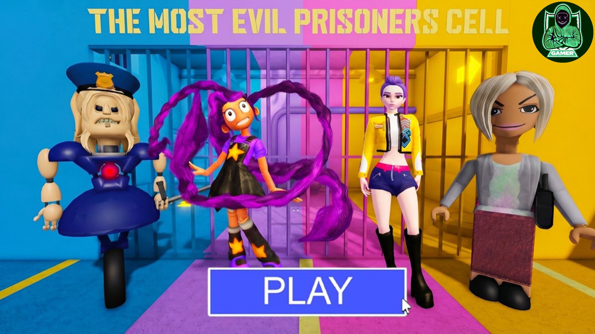 Девушку-полицейского Лили, Влюбленных Руми и Злую Карен. #obby #roblox #роблокс