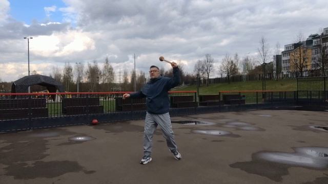 Упражнения с деревянным колокольчиком для фитнеса (14)