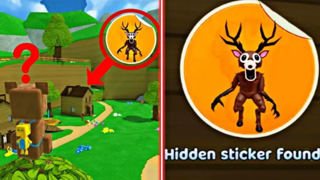 🐻✨ Ищем секретную наклейку в Super Bear Adventure.