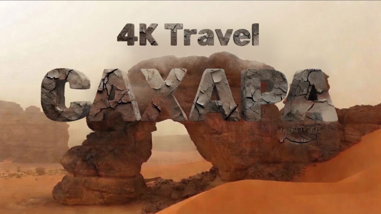 Пустыня САХАРА 4K - живописный фильм для релаксации с успокаивающей музыкой