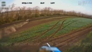 🔴🐷 ВСУки на скорости пытались уйти от нашего дрона - не вышло.🔴