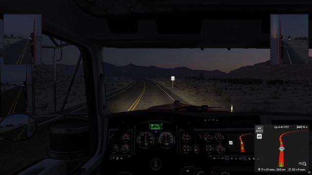 American Truck driver and delivery man.  Часть № 1