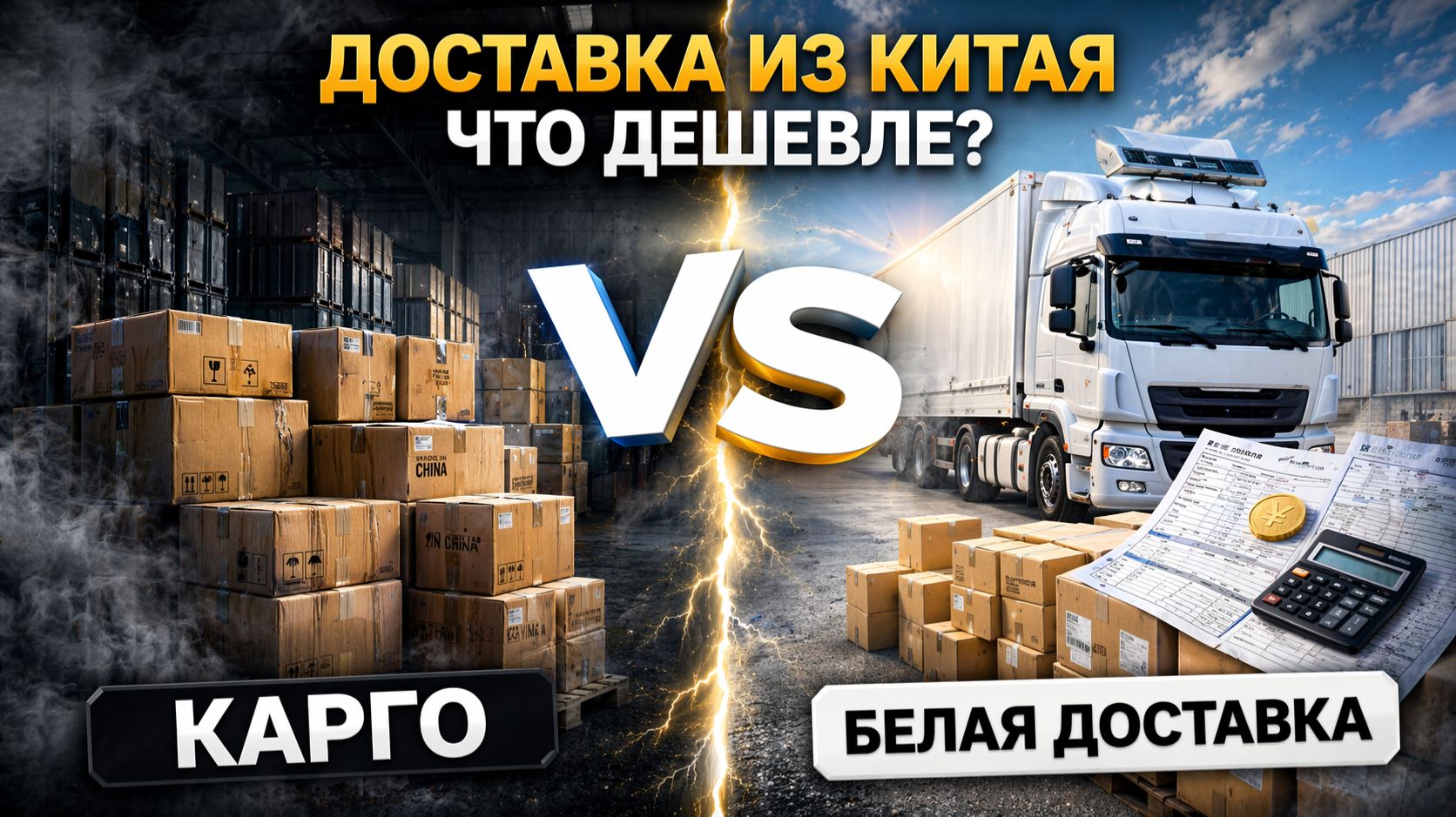Что выгоднее в 2026: карго серо-белая или белая доставка из Китая?
