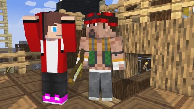 Грустная пиратская история в Майнкрафте, мультфильм