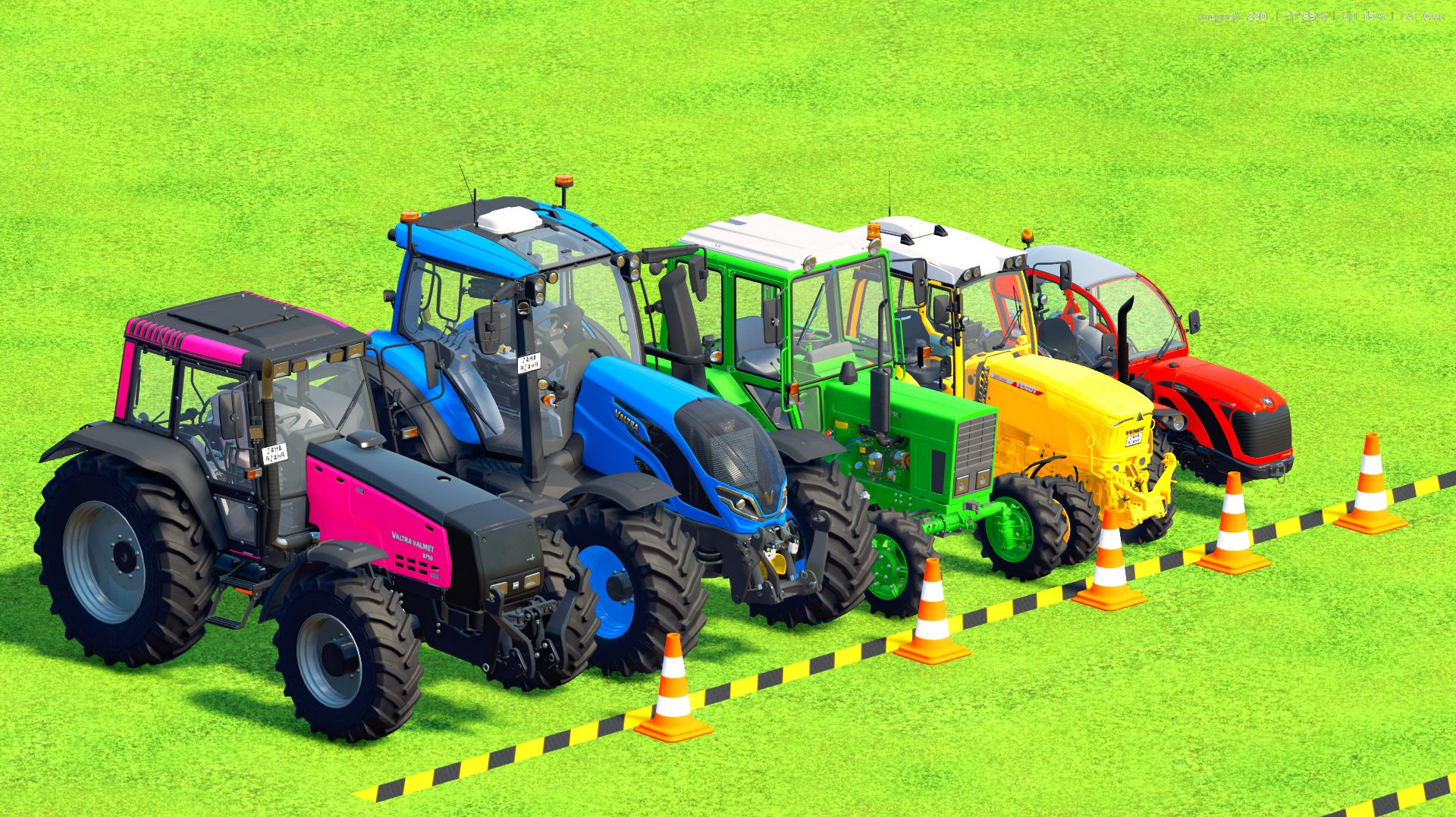 Невозможный трюковый маршрут на тракторе | Водный канал и радужная рампа